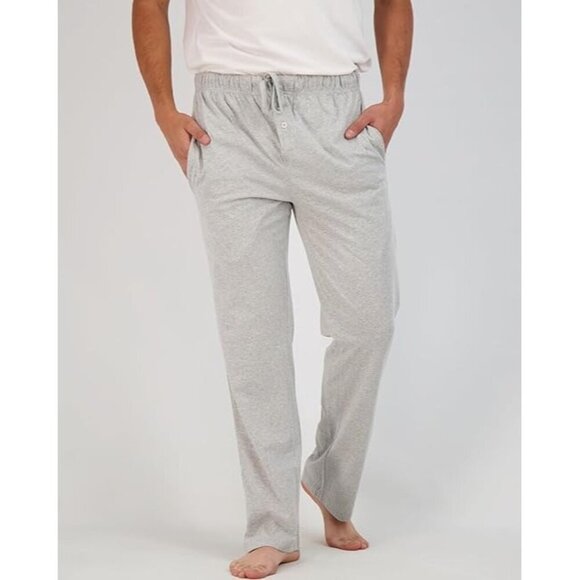 Real Essentials Mens Size 3XL Drawstring Pull On Pajama Lounge Pants in Gray - Picture 1 of 6